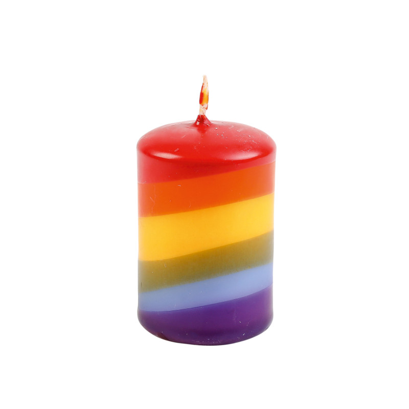 Ahrens Kinder-Motiv-Lebenslicht-Kerze "Regenbogen"