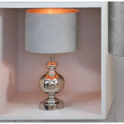 Tischlampe Lampenfuß CADY silber | Light&Living