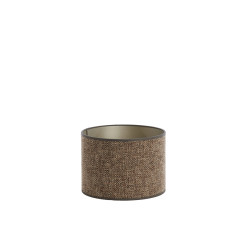 Lampenschirm Zylinder SAVERNA braun| Light&Living