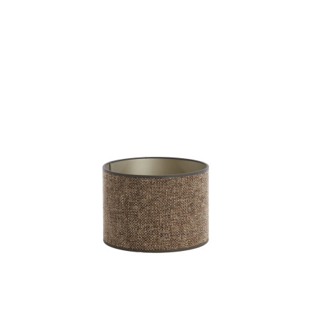 Lampenschirm Zylinder SAVERNA braun| Light&Living