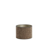 Lampenschirm Zylinder SAVERNA braun| Light&Living