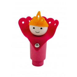 Ahrens Holz Geburtstags-Steckfiguren | Prinzessin pink-rosa