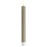 Echtwachs-LED-Stab-Kerze 2er Set|Deluxe Homeart| Sand 24cm