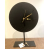 Design Tisch-/Kaminuhr modern schwarz - gold| Waiwo von Light&Living