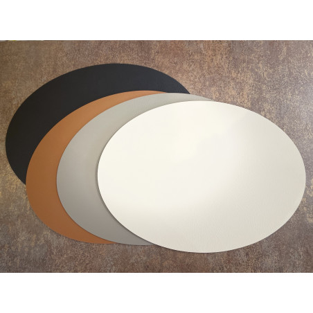 Tischset Platzset oval Leder