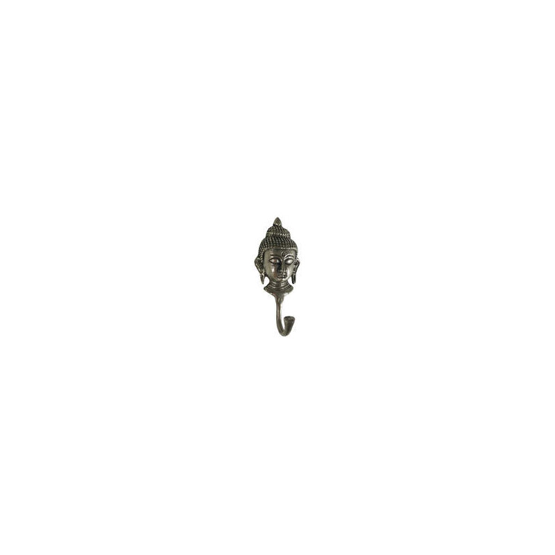 Wandhaken - Garderobenhaken Buddha silber