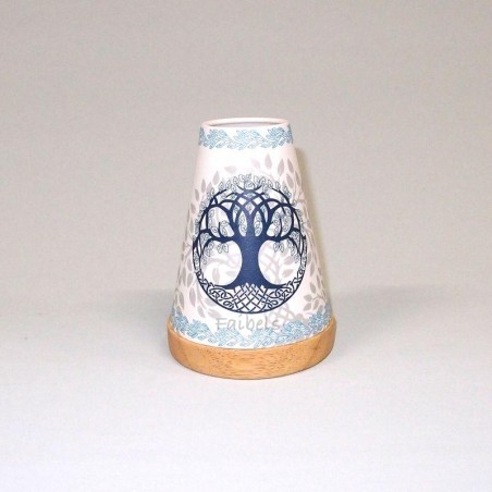 Glowing Candle Holder Vintage Style Puri | Lebensbaum blau