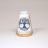 Glowing Candle Holder Vintage Style Puri | Lebensbaum blau