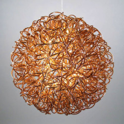 LED Leucht-Kugel ALU gold D30 | AM-Design