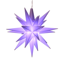 Original Herrnhuter Stern Sonderedition 2022 silber - glitter LED