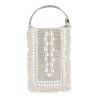 Schmetterling, natur beige tasche