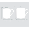 Tasse Haferl Katzenliebe Purrfect Bone China | Sophie Allport