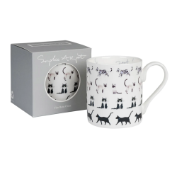 Tasse Haferl Katzenliebe Purrfect Bone China | Sophie Allport