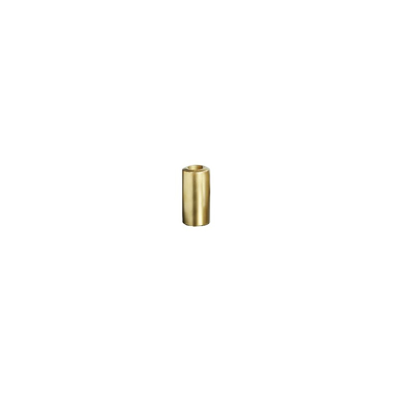 Schlichter Teelichthalter Stumpenform Amit Matt gold |9x19cm
