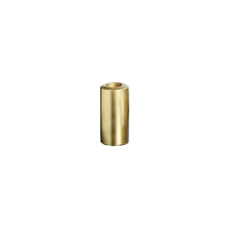 Schlichter Teelichthalter Stumpenform Amit Matt gold |9x19cm
