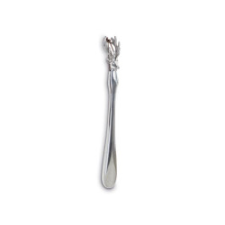 Schuhlöffel Alu silber | Hirsch