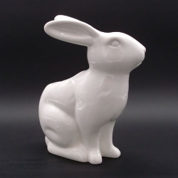 Vase Hase Mr. Lapin Keramik weiß Ostern