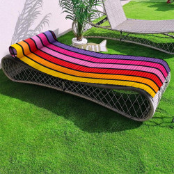 Strand-/Badematte | Rollmatte | Matelas Multicolor | Happy Chic