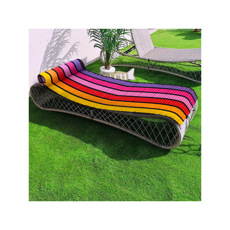 Strand-/Badematte | Rollmatte | Matelas Multicolor | Happy Chic