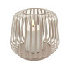 LED Solar Laterne Cottage Metal sand