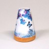 Glowing Candle Holder Vintage Style Puri | Orchideen blau