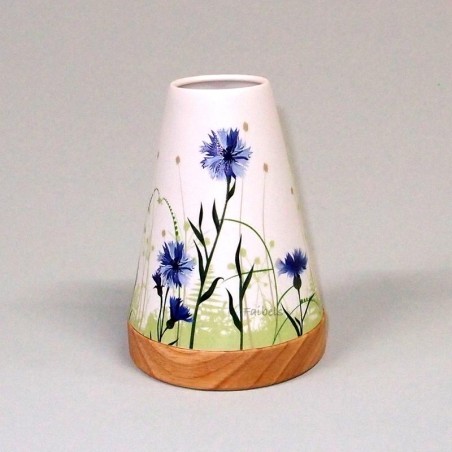 Glowing Candle Holder Vintage Style Puri | Kornblumen blau