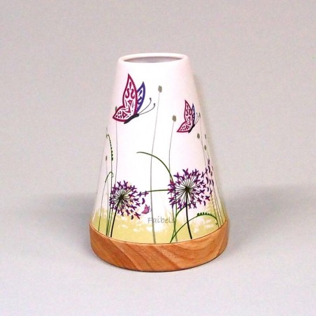Glowing Candle Holder Vintage Style Puri | Schmetterling  Pusteblume fuchsia