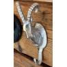 Wandhaken - Garderobenhaken Alpin-Chalet Steinbock silber