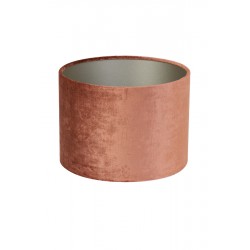 Lampenschirm modern Zylinder Veloursamt GEMSTONE terra| Light&Living