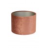 Lampenschirm modern Zylinder Veloursamt GEMSTONE terra| Light&Living