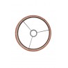 Lampenschirm modern Zylinder Veloursamt GEMSTONE terra| Light&Living