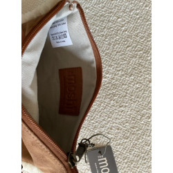 The Moshi Ledertasche Stern Teddy braun natur Clutch Winter