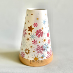 Glowing Candle Holder Vintage Style Puri | Winterzeit