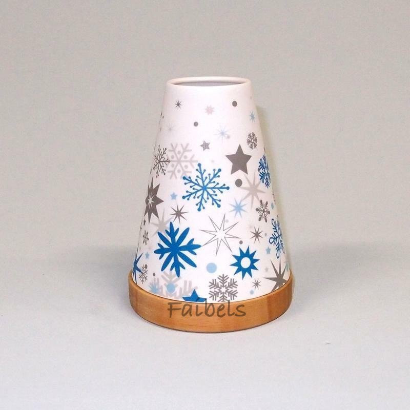Glowing Candle Holder Vintage Style Puri | Eisblumen Sterne