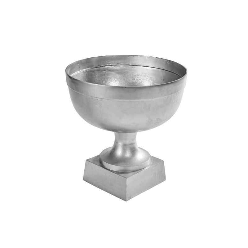 elegante Standschale auf Sockel silber