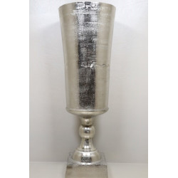 große präsentative Pokal-Vase silber