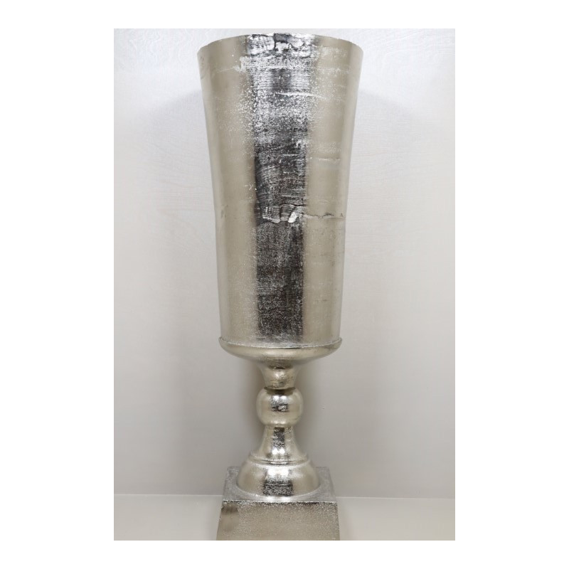 große präsentative Pokal-Vase silber